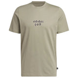 ADIDAS MEN'S GOLF GRAPHIC TEE - SILVER PEBBLE
