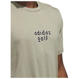 ADIDAS MEN'S GOLF GRAPHIC TEE - SILVER PEBBLE