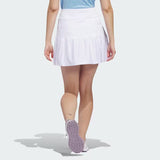 ADIDAS WOMEN'S ULTIMATE365 FRILL GOLF SKORT - WHITE