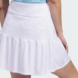 ADIDAS WOMEN'S ULTIMATE365 FRILL GOLF SKORT - WHITE