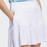ADIDAS WOMEN'S ULTIMATE365 FRILL GOLF SKORT - WHITE