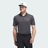 ADIDAS MEN'S ULTIMATE365 MESH PRINT POLO - BLACK/GREY FIVE