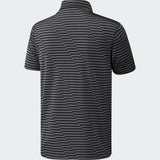ADIDAS MEN'S ULTIMATE365 MESH PRINT POLO - BLACK/GREY FIVE