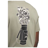 ADIDAS MEN'S GOLF GRAPHIC TEE - SILVER PEBBLE