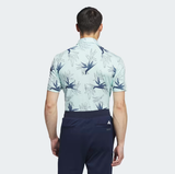 ADIDAS MEN'S OASIS MESH GOLF POLO SHIRT - Semi Flash Aqua
