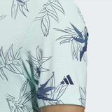 ADIDAS MEN'S OASIS MESH GOLF POLO SHIRT - Semi Flash Aqua