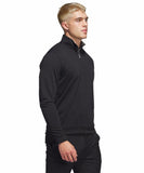 ADIDAS MEN'S ELEVATED ¼-ZIP - BLACK