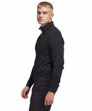 ADIDAS MEN'S ELEVATED ¼-ZIP - BLACK