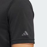ADIDAS MEN'S CORE ADIDAS PERFORMANCE PRIMEGREEN POLO SHIRT - BLACK