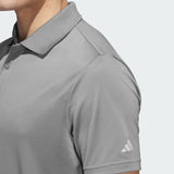 ADIDAS MEN'S CORE ADIDAS PERFORMANCE PRIMEGREEN POLO SHIRT - GREY