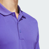 ADIDAS MEN'S CORE ADIDAS PERFORMANCE PRIMEGREEN POLO SHIRT - PURPLE