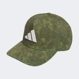 ADIDAS TOUR PRINT SNAPBACK CAP OLIVE STRATA