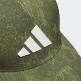 ADIDAS TOUR PRINT SNAPBACK CAP OLIVE STRATA