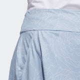ADIDAS WOMEN'S ESSENTIALS PRINTED GOLF SKORT - WONDER BLUE