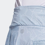 ADIDAS WOMEN'S ESSENTIALS PRINTED GOLF SKORT - WONDER BLUE