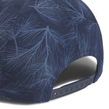 ADIDAS MEN'S TOUR PRINT SNAPBACK HAT - NAVY BLUE