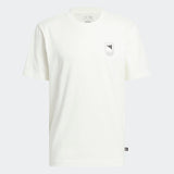 ADIDAS MENS'S GOLF T-SHIRT BTC GRAPHIC TEE - OFF WHITE