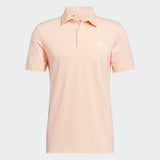 ADIDAS MENS'S ULTIMATE365 SOLID LC GOLF POLO SHIRT - POWDER CORAL