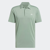 ADIDAS MENS'S ULTIMATE365 SOLID LC GOLF POLO SHIRT - SILVER GREEN
