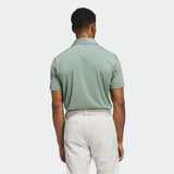 ADIDAS MENS'S ULTIMATE365 SOLID LC GOLF POLO SHIRT - SILVER GREEN