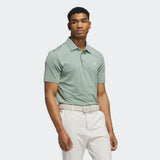 ADIDAS MENS'S ULTIMATE365 SOLID LC GOLF POLO SHIRT - SILVER GREEN