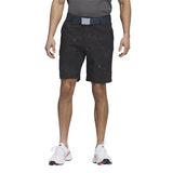 ADIDAS MEN'S ULTIMATE365 PRINT GOLF SHORTS - Black / Grey Three