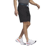 ADIDAS MEN'S ULTIMATE365 PRINT GOLF SHORTS - Black / Grey Three