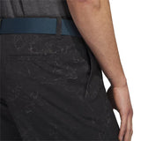 ADIDAS MEN'S ULTIMATE365 PRINT GOLF SHORTS - Black / Grey Three