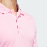 ADIDAS MEN'S CORE ADIDAS PERFORMANCE PRIMEGREEN POLO SHIRT - LIGHT PINK