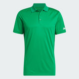 ADIDAS MEN'S CORE ADIDAS PERFORMANCE PRIMEGREEN POLO SHIRT - GREEN