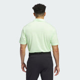 ADIDAS MEN'S ULTIMATE365 ALLOVER MESH PRINT POLO SHIRT - GREEN SPARK / CRYSTAL JADE