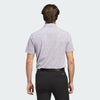 ADIDAS MEN'S ULTIMATE365 MINI BUNKER GOLF POLO SHIRT - WHITE BLACK