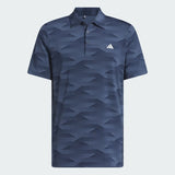 ADIDAS MEN'S ULTIMATE365 SPEED STRIPE GOLF POLO SHIRT - COLLEGIATE NAVY/PRELOVED INK