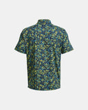 UNDER ARMOUR MEN'S PLAYOFF 3.0 PRINTED POLO - MIDNIGHT NAVY STARFRUIT
