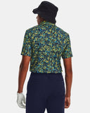 UNDER ARMOUR MEN'S PLAYOFF 3.0 PRINTED POLO - MIDNIGHT NAVY STARFRUIT