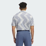 ADIDAS MEN'S ULTIMATE365 ALLOVER PRINT POLO SHIRT - Crystal Jade / Preloved Ink