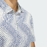 ADIDAS MEN'S ULTIMATE365 ALLOVER PRINT POLO SHIRT - Crystal Jade / Preloved Ink