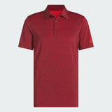 ADIDAS MEN'S ULTIMATE365 MINI BUNKER GOLF POLO SHIRT - AURORA RUBY