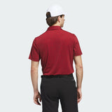 ADIDAS MEN'S ULTIMATE365 MINI BUNKER GOLF POLO SHIRT - AURORA RUBY