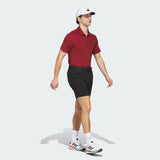 ADIDAS MEN'S ULTIMATE365 MINI BUNKER GOLF POLO SHIRT - AURORA RUBY