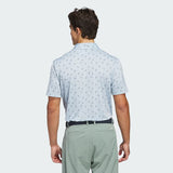 ADIDAS MEN'S ULTIMATE365 PRINTED SLICE MESH POLO - WONDER BLUE/COLLEGIATE NAVY