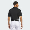 ADIDAS MENS ULTIMATE365 SOLID GOLF POLO SHIRT - BLACK