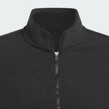 ADIDAS MEN'S ULTIMATE365 TERRY CLOTH QUARTER-ZIP PULLOVER - BLACK