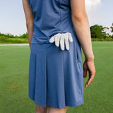 ADIDAS WOMEN'S ULTIMATE365 TOUR PLEATED GOLF DRESS - PRELOVED INK