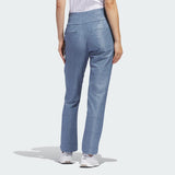 ADIDAS WOMEN'S ULTIMATE365 PRINTED FLARE GOLF TROUSERS - PRELOVED INK