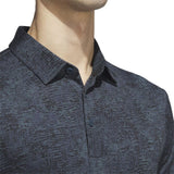 ADIDAS MEN'S AERIAL JACQUARD POLO SHIRT - ARCTIC NIGHT
