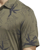 ADIDAS MEN'S OASIS MESH GOLF POLO SHIRT - OLIVE STRATA