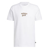 ADIDAS MEN'S GOLF GRAPHIC TEE - WHITE