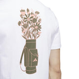 ADIDAS MEN'S GOLF GRAPHIC TEE - WHITE