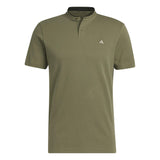 ADIDAS MEN'S GO-TO HENLEY GOLF POLO SHIRT - OLIVE STRATA